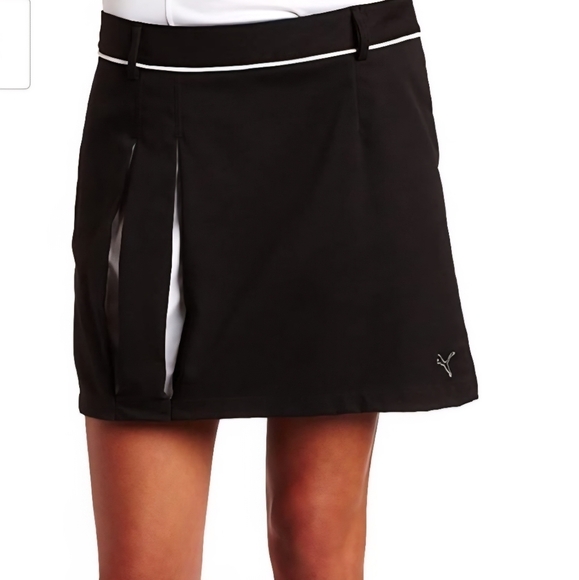 Puma Women's Golf Black Skort Size 10 - Picture 1 of 12